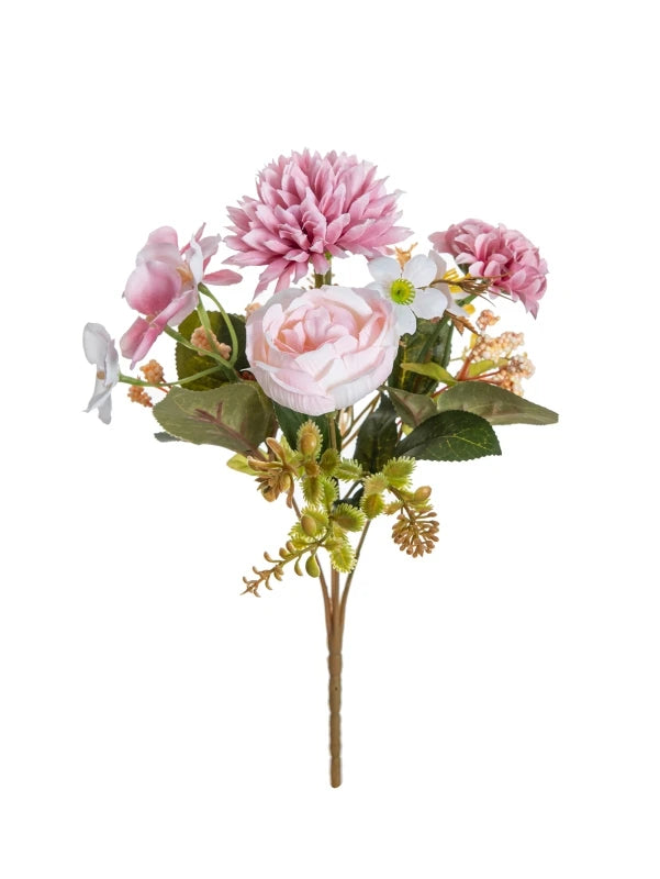 Silk Peony & Chrysanthemum Artificial Flowers – Wedding Décor