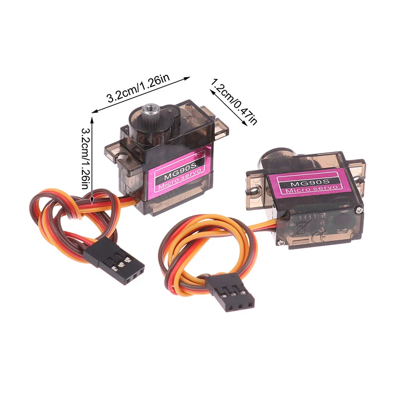 MG90S Micro Metal Gear Servo 180°/360° RC Robotics Arduino