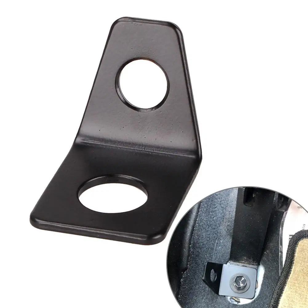 L-Shaped Seat Belt Mounting Bracket Kit-90 Degree Angle Steel Plate Fixing Device for Car Modification,Universal Auto Seat Belt Peaceful Pleasures Health and Wellness