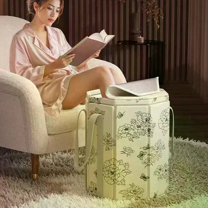 Foot Bath Bag On Calf, Foldable Foot Bath Tub, Portable Home Bedroom, Winter Foot Bath Tub, Foot Soaking Tub, Insulation, Travel Peaceful Pleasures Health and Wellness