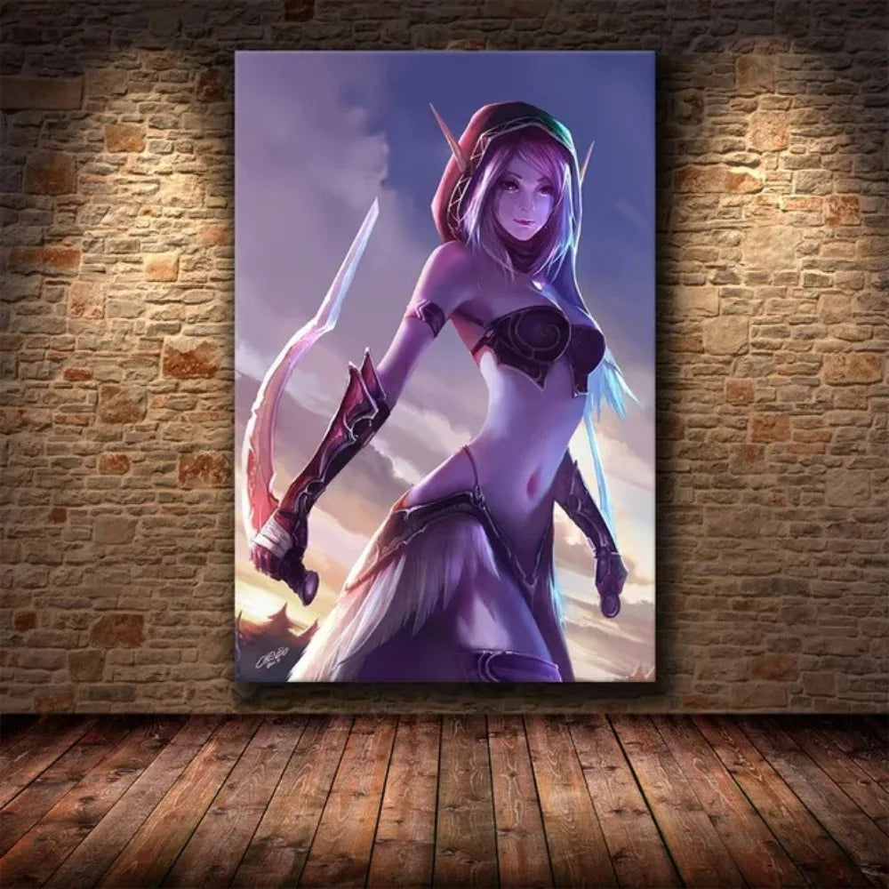 World of Warcraft HD Canvas Wall Art Poster | Unframed Print