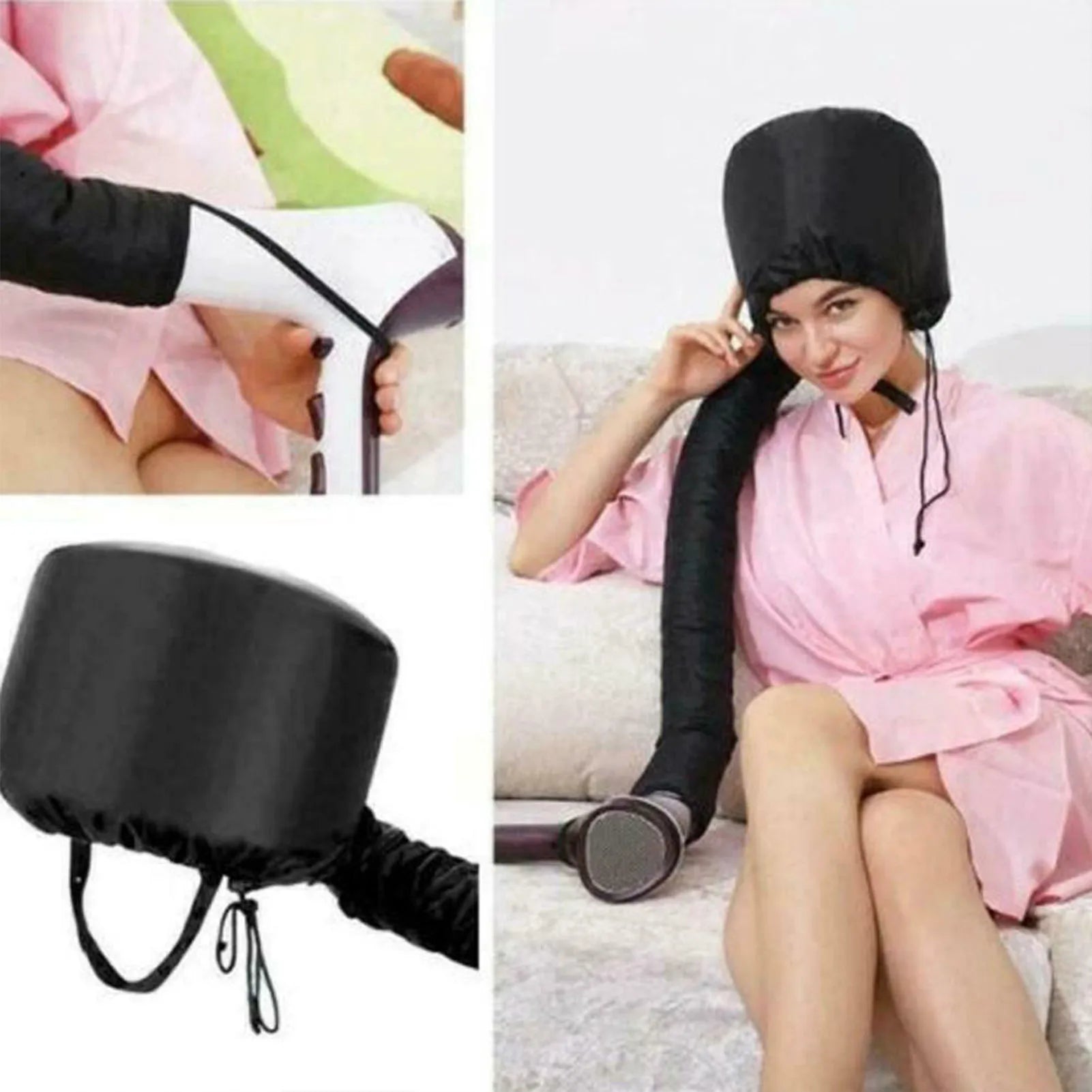 Hair Dryer Steamer Cap Reusable Styling Drying Hat Hair Care Dry Hair Cap for Hair Dryer Home Spa Salon Styling Peaceful Pleasures Health and Wellness