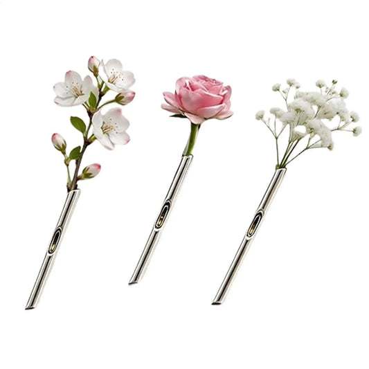 Metal Branch Flower Brooch Pin Set of 3 – DIY Floral Holder Flower Brooch Pin Oasis Select