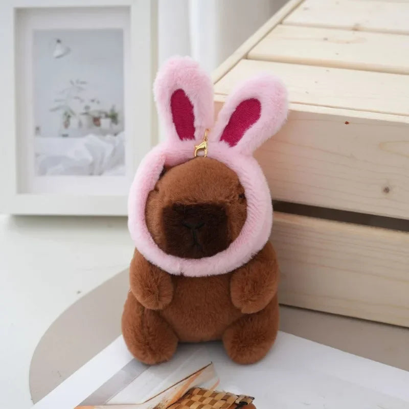 Cute Capybara Plush Keychain Bag Pendant & Car Charm Gift