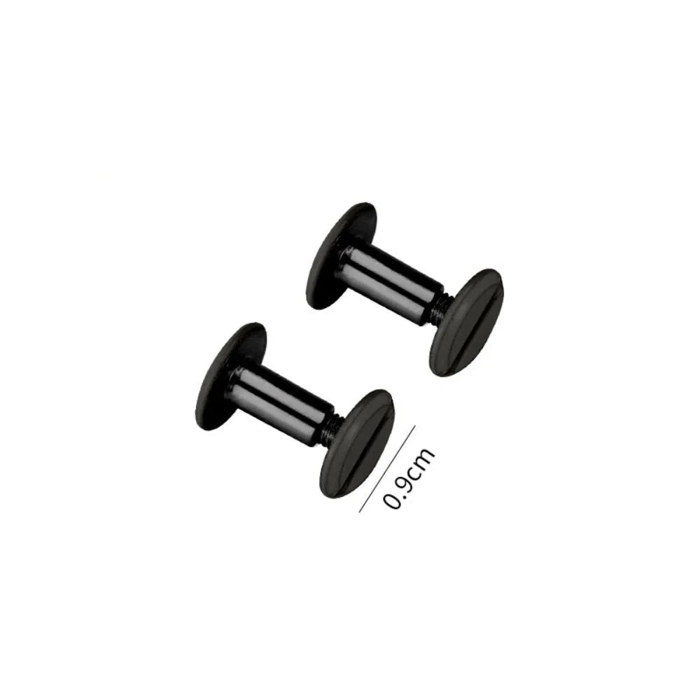 Colorful Detachable Metal Spiral Rings Binder Clip High Quality Diary A8 Paper Binder Clips DIY Album Loose Leaf Ring Office Peaceful Pleasures Health and Wellness Black-2PCS