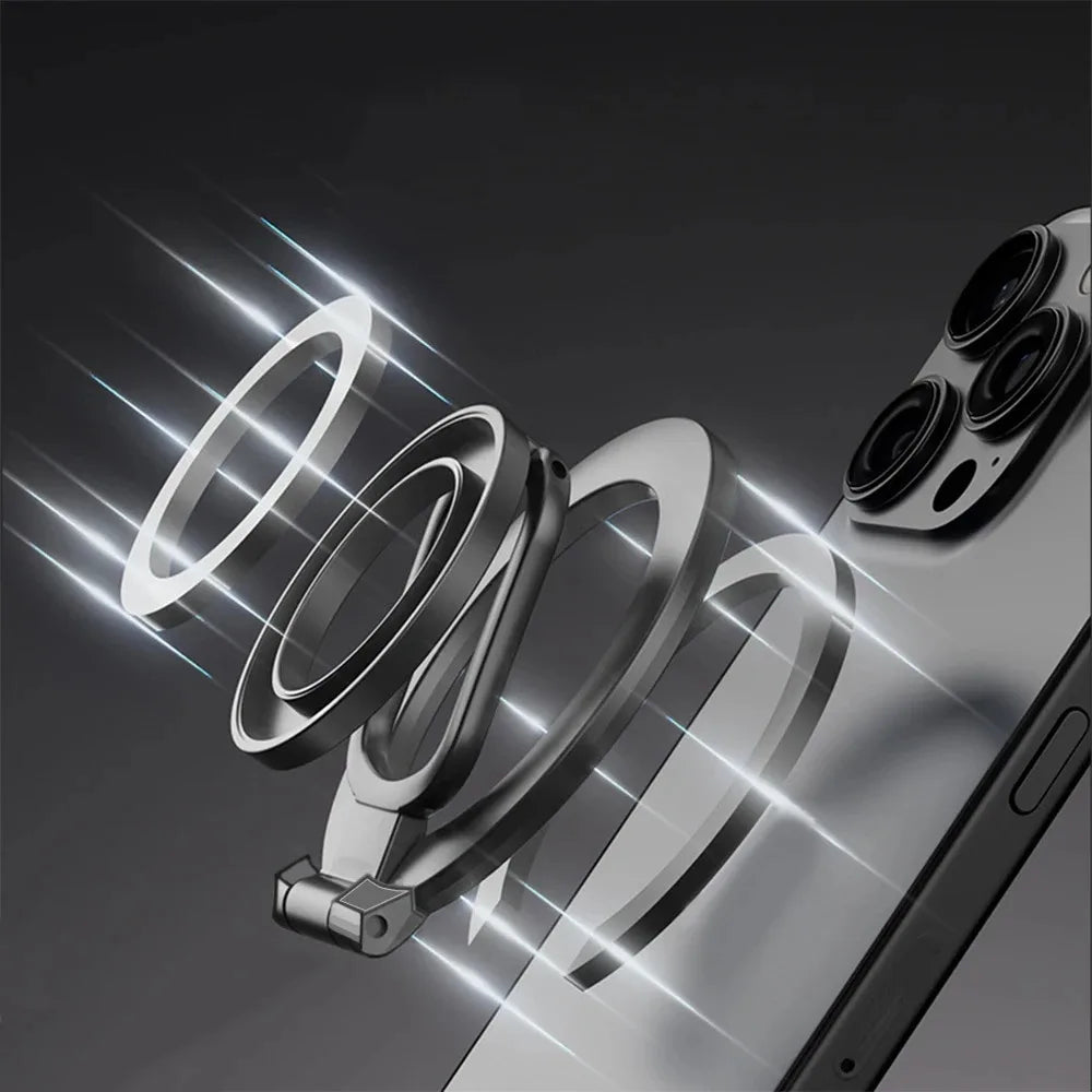 Magnetic Phone Ring Holder Kickstand & Car Mount – All Phones