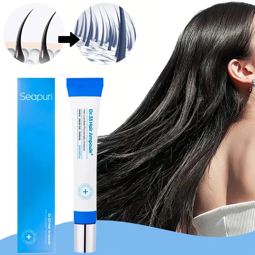 Seapuri Scalphy Hair Essence Rollerball Nourishing Anti-Frizz Hair Serum Refreshing Strengthening Hair Essence Scalp Treatment Peaceful Pleasures Health and Wellness