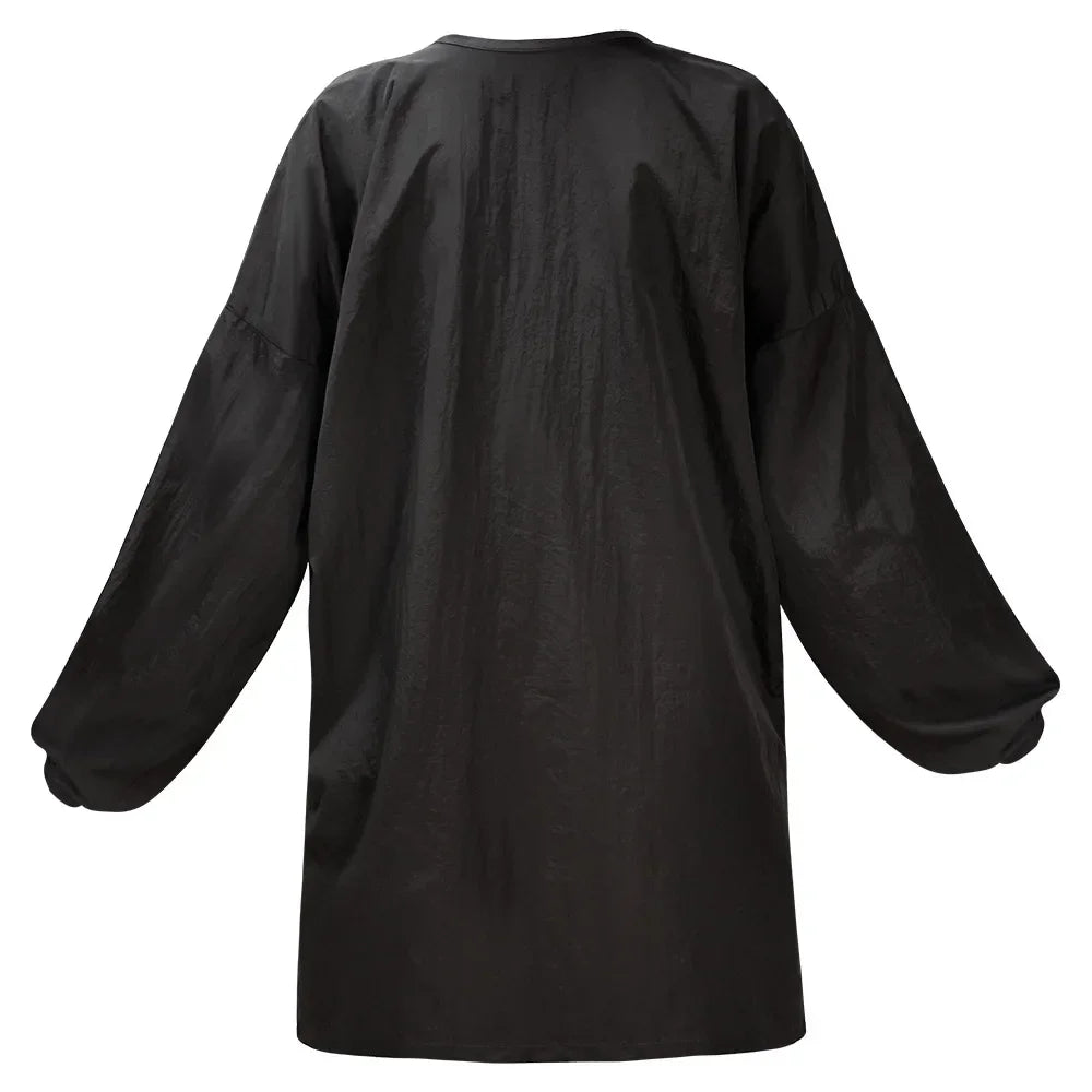 Barber Long Sleeved Haircutting Capes Waterproof Hairdresser Cutting Gown Antistatic Hairstyling Cloth Salon Peaceful Pleasures Health and Wellness