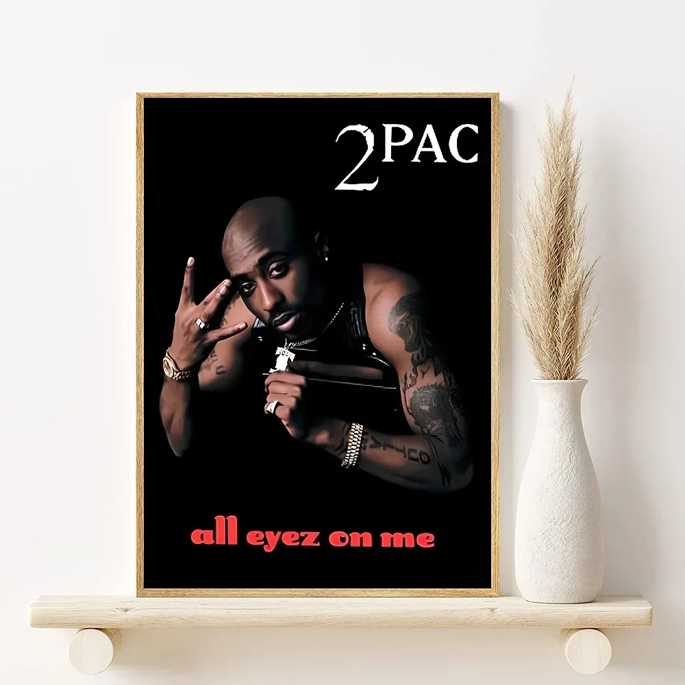 2Pac Minimalist Canvas Poster | Hip-Hop Wall Art Decor