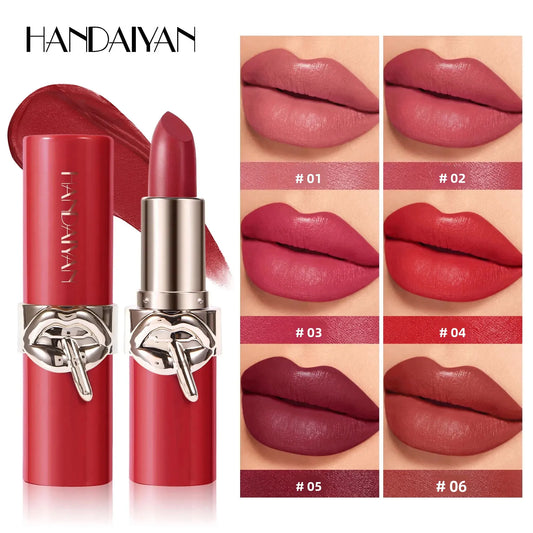 HANDAIYAN Velvet Matte Lipstick | Moisturizing, Waterproof, 6 Shades Velvet Matte Lipstick Oasis Select