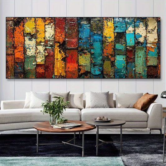 Extra-Large Frameless Poster Art Print, Modern Minimalist Style, for Living Room, Bedroom, Dining Room, Office Wall Art Decor Peaceful Pleasures Health and Wellness 20x60cm No Frame ZLH10490