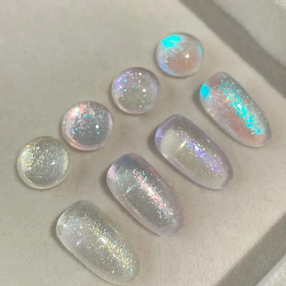 Pearl Effect Nail Powders Mirror Aurora Chrome Mermaid Nails Art Powder Rainbow AB Magic Mirror Pearl Shell Powder Supplies Peaceful Pleasures Health and Wellness