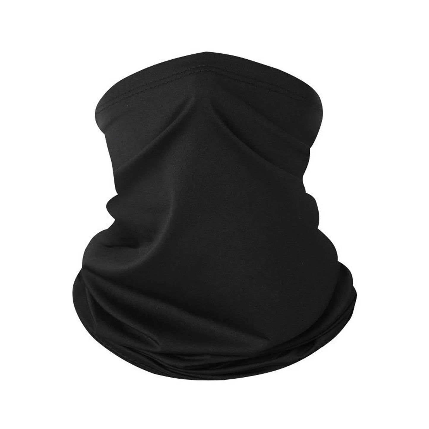 Magic-Ice Silk Headband Neck Warmer Sun Protections Lightweight for Outdoor Sports Peaceful Pleasures Health and Wellness Black