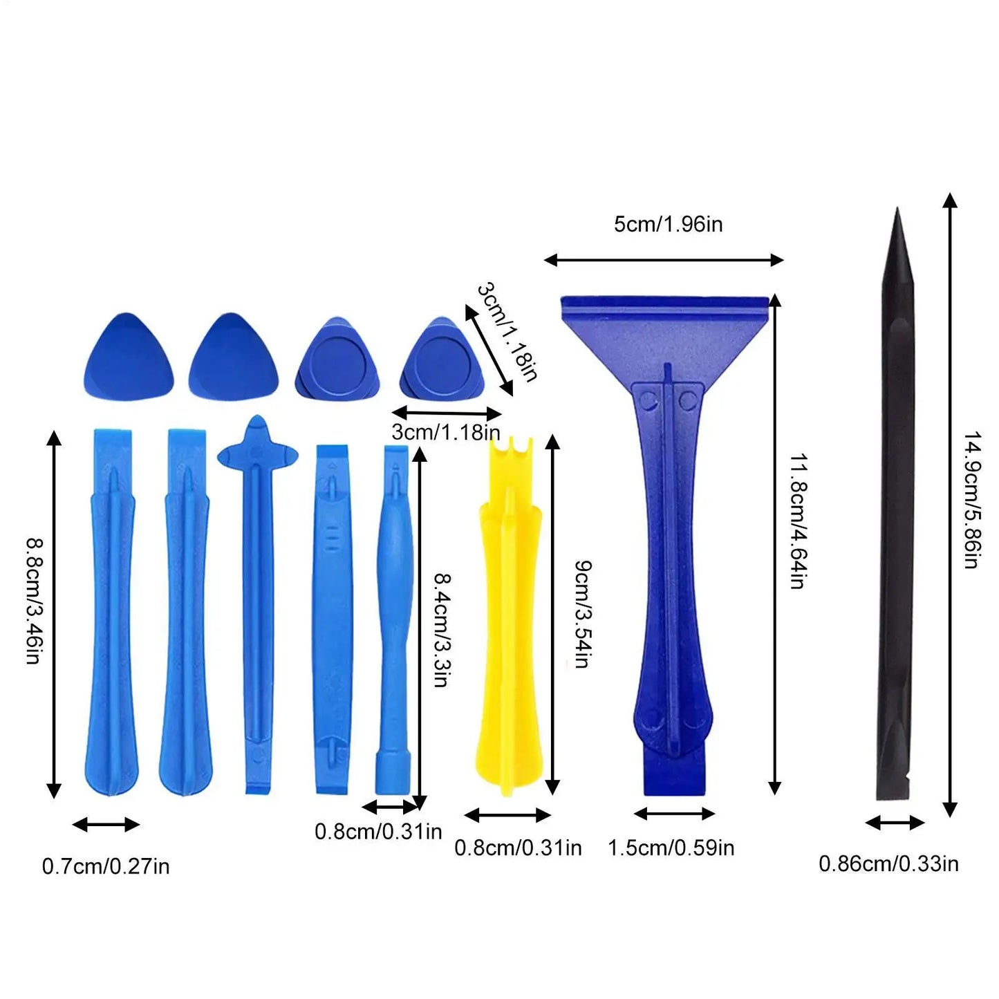 12-Piece Spudger Pry Tool Kit – Phone & Laptop Screen Opener