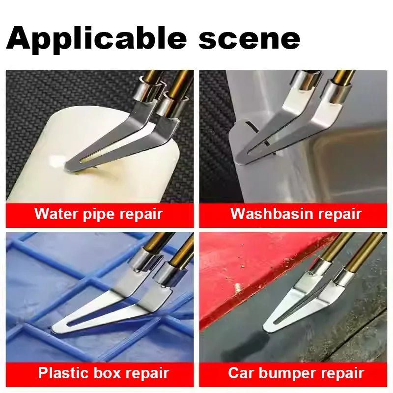 45° Elbow Stainless Steel Plastic Welding Iron Tips – 3Pcs Repair