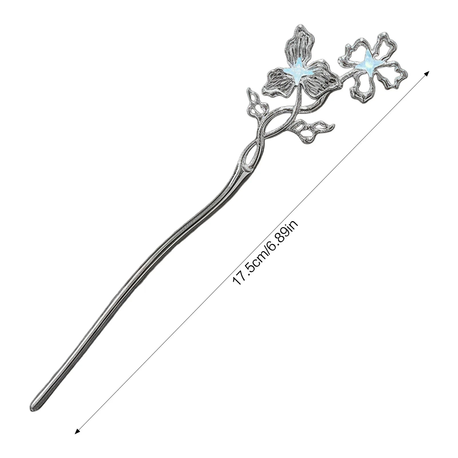 New Chinese Style Alloy Hairpin With Flower Design For Wedding Party Everyday Use Peaceful Pleasures Health and Wellness