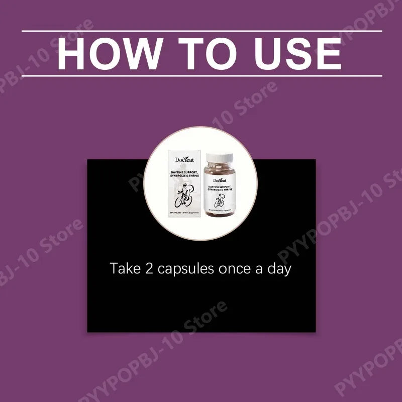 Daytime Energy & Vitality Capsules | Daily Nutrient Formula