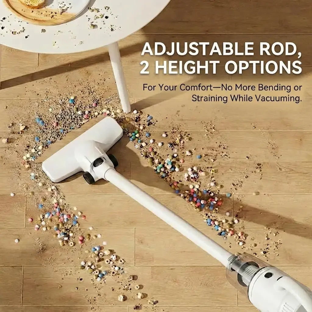Lightweight Corded Stick Vacuum Cleaner, 2-in-1 Handheld with Floor Brush & Crevice Tool, 13 ft Cord, HEPA Filter Peaceful Pleasures Health and Wellness