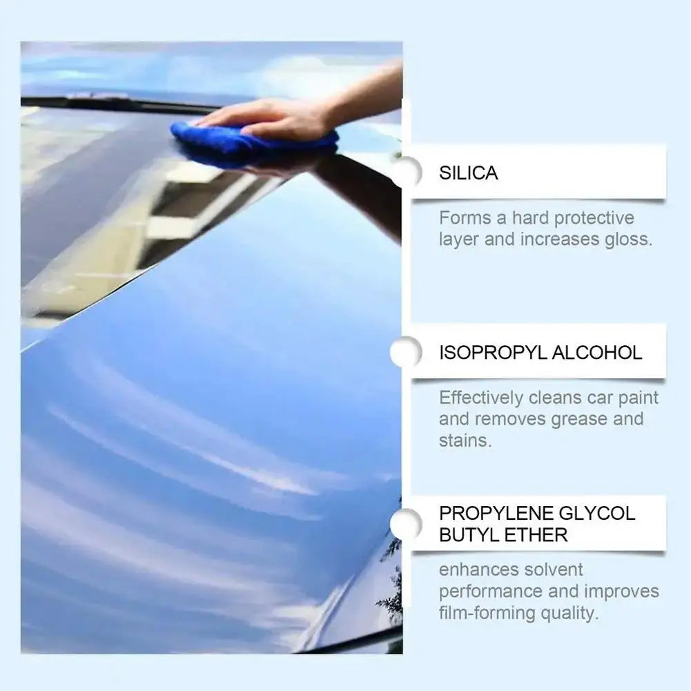 Clean Car Surface Quick-acting Multi-function Renewer Spray 120ml Efficiently Car Coating Spray Wash-free Spray Coating Agent Peaceful Pleasures Health and Wellness