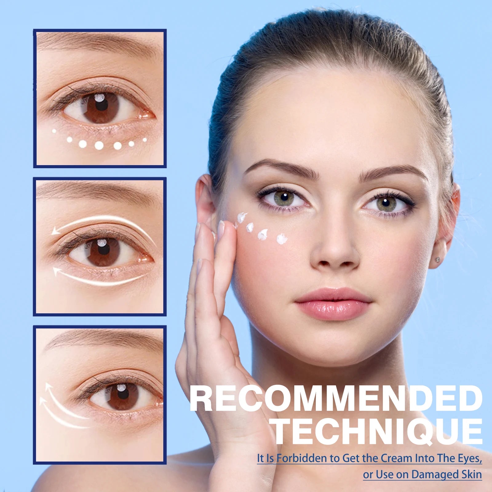 Vitamin C Tightening Eye Cream Promote Collagen Production Inhibit Melanin Reduce Eye Bags Deep Moisturizing Eye Care Lotions Peaceful Pleasures Health and Wellness