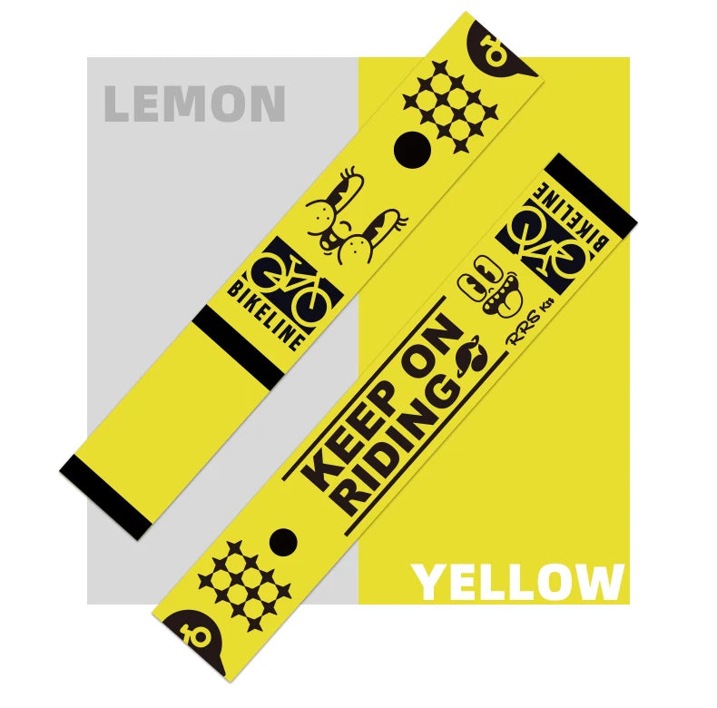Reflective Bike Pendant | MTB & Road Bicycle Decor Accessory Bike Reflective Pendant Peaceful Pleasures Health and Wellness Yellow