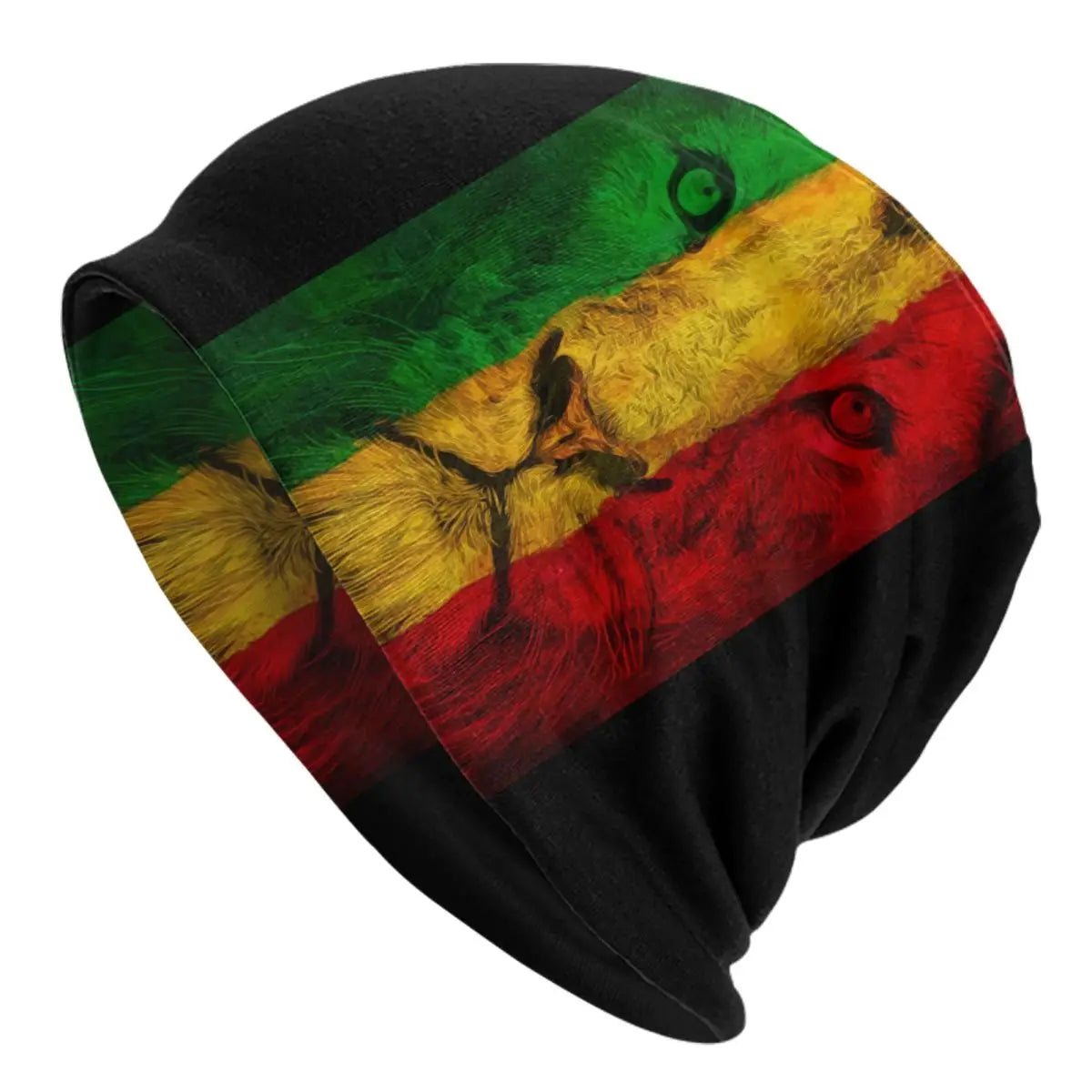 Jamaica Flag Knit Beanie Hat | Unisex Jamaican Pride Skull Cap