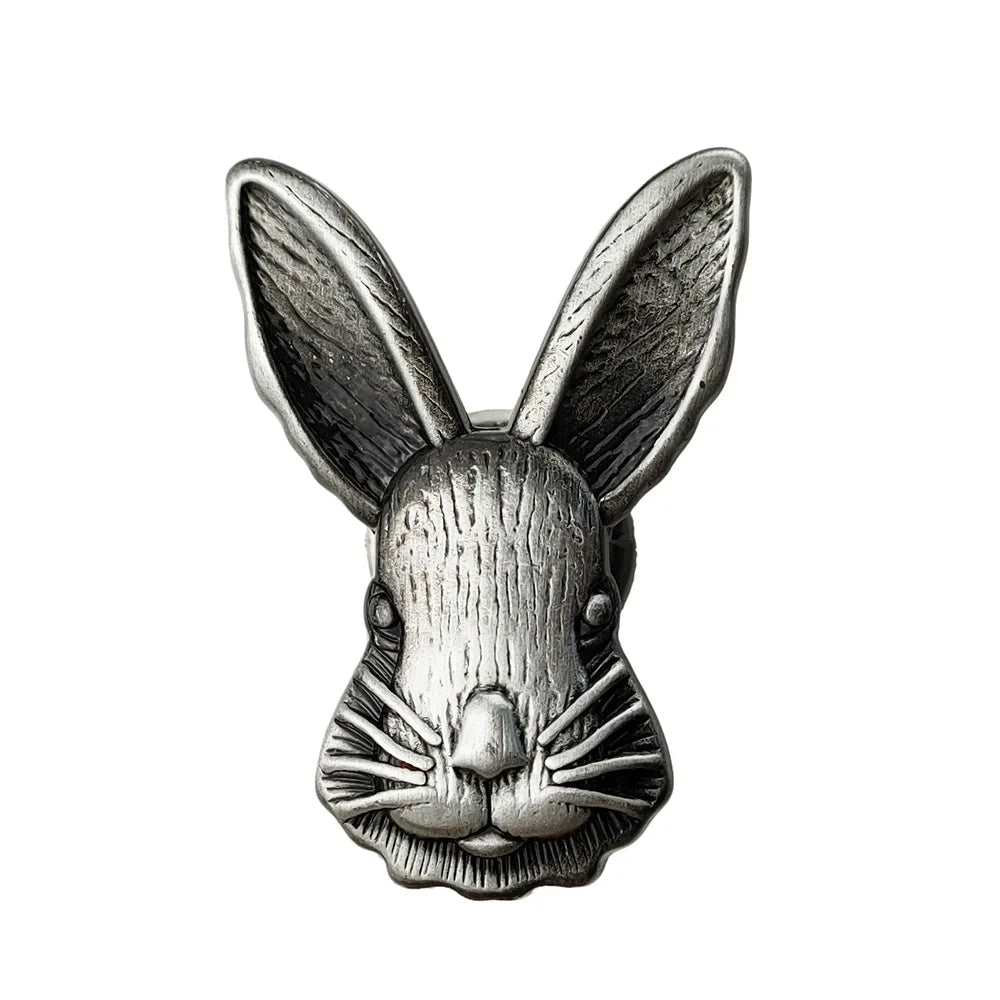 Retro Easter Bunny Brooch Pin | Zinc Alloy Rabbit Badge
