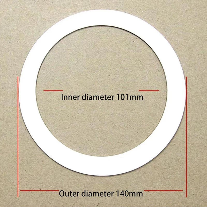 LED Spotlight Downlight O Rings White Lampshade Ring Adapter Concealed Spacers Shims Washer Light Stand Extension Gasket Peaceful Pleasures Health and Wellness A9