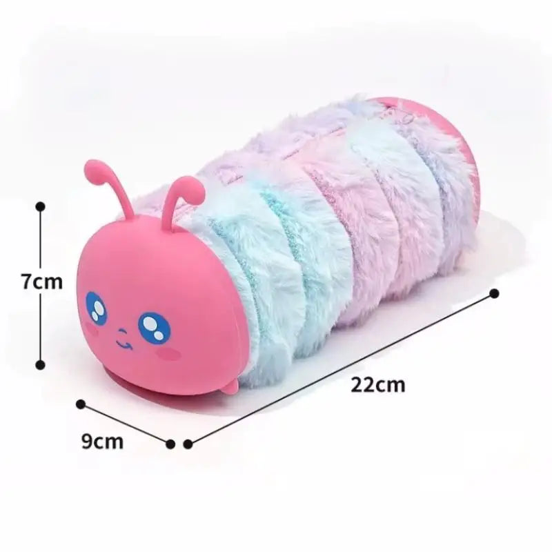 Cute Cartoon Plush Pencil Case – Large Capacity Storage Bag