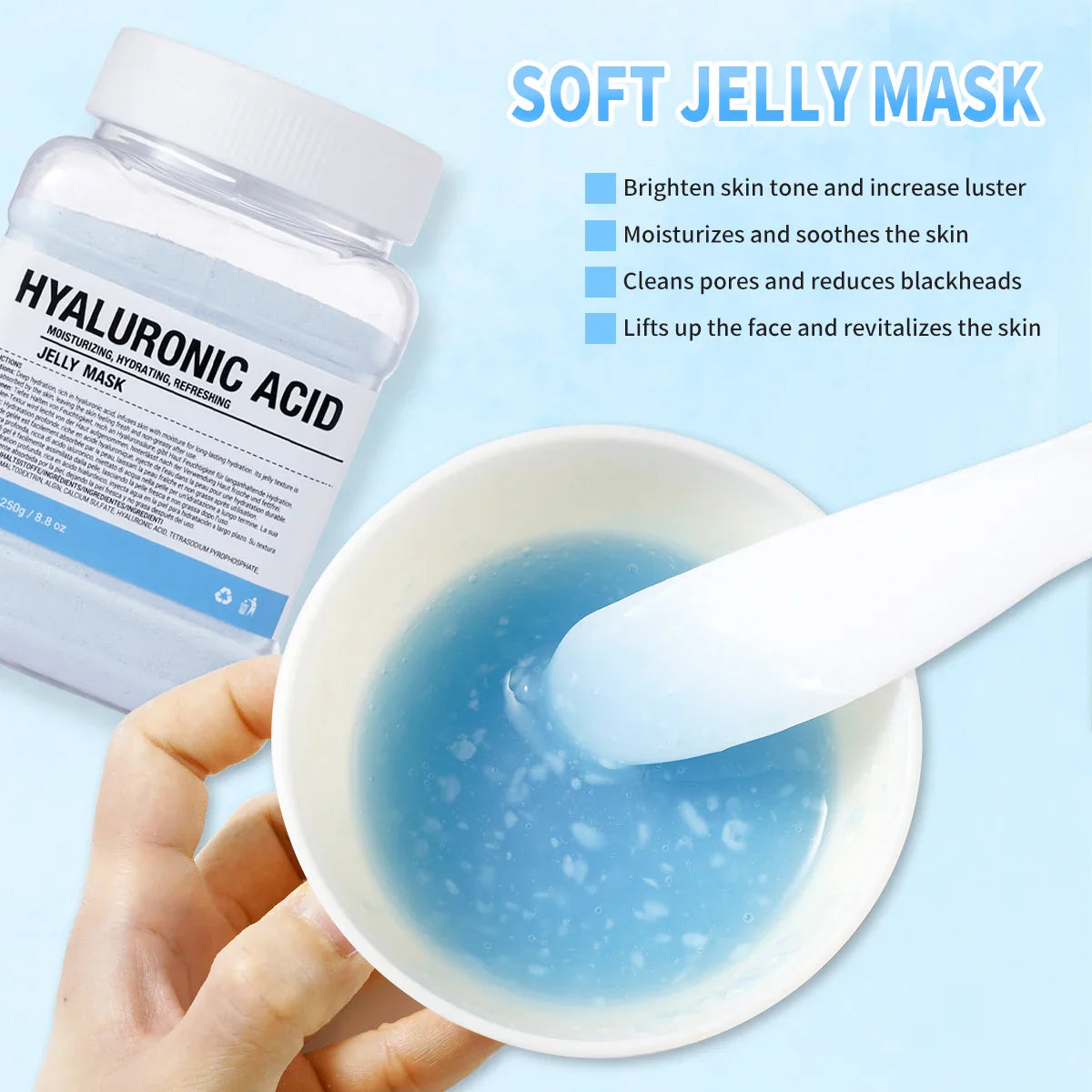 Rose Jelly Peel-Off Face Mask – Hydrating Gel Skin Treatment