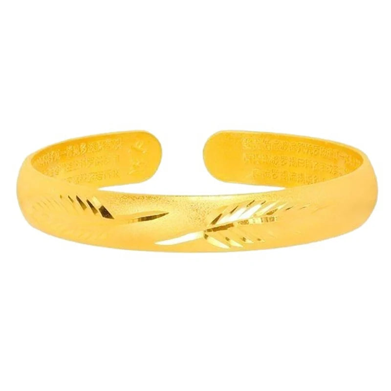 Sand Gold Heart Sutra Bracelet – Dragon Engraved Prayer Beads