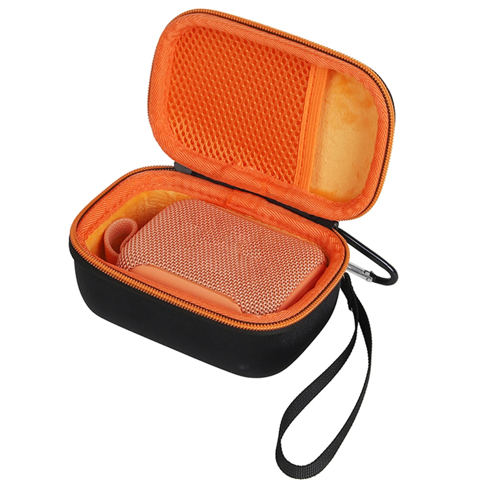 Travel Carrying Pouch for JBL GO5 BT Speaker Accessories Protective Storage Case with Lanyard and Carabiner Scratch-Resistant Peaceful Pleasures Health and Wellness