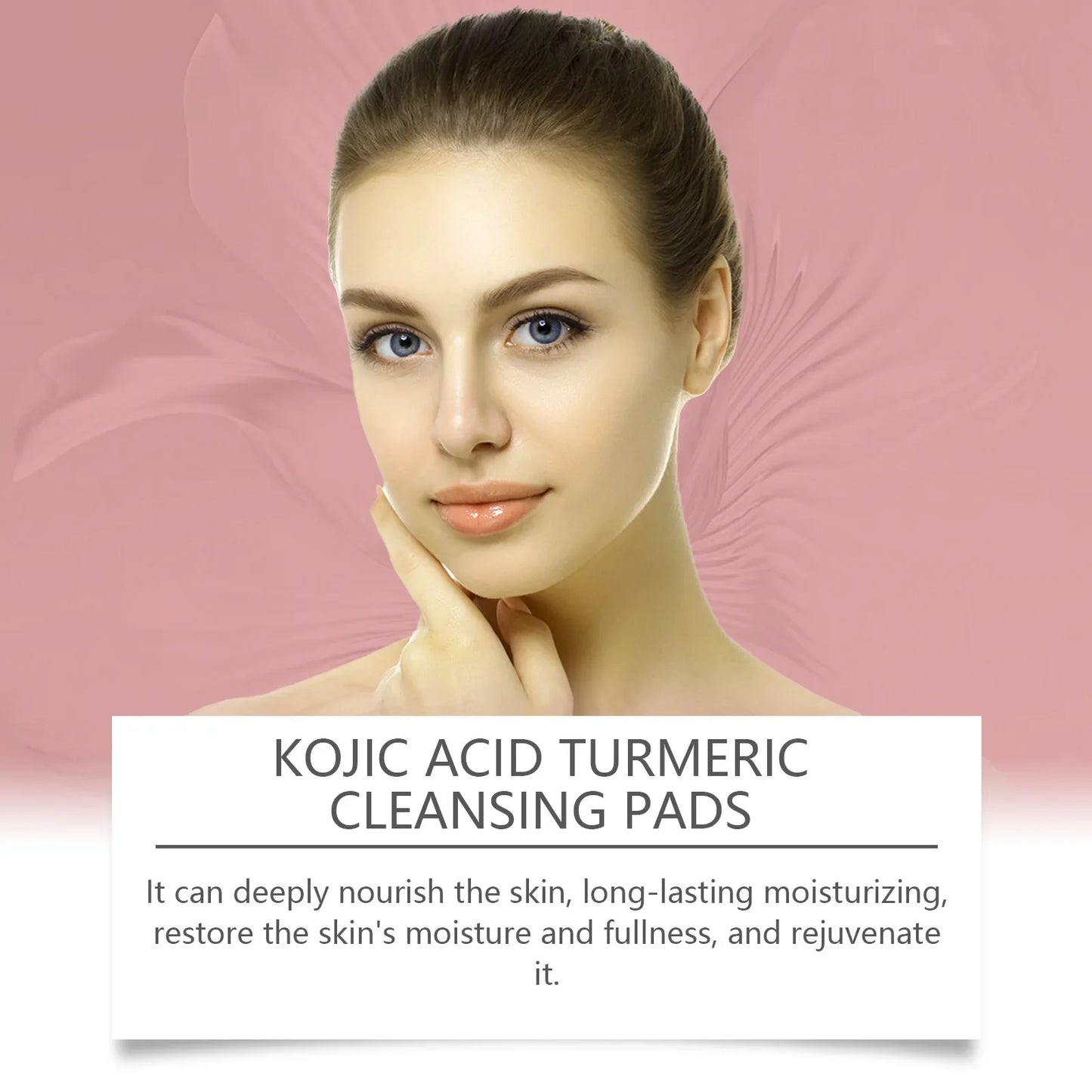 Turmeric & Kojic Acid Facial Cleansing Pads 40 Pcs