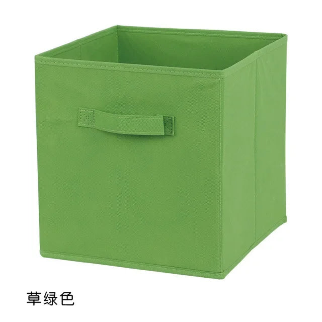 Non Woven Fabric Storage Box Home Supplies Clothing Underwear Storage Box,Kid Toy Storage Organizer Cabinet Drawer Organization Peaceful Pleasures Health and Wellness green
