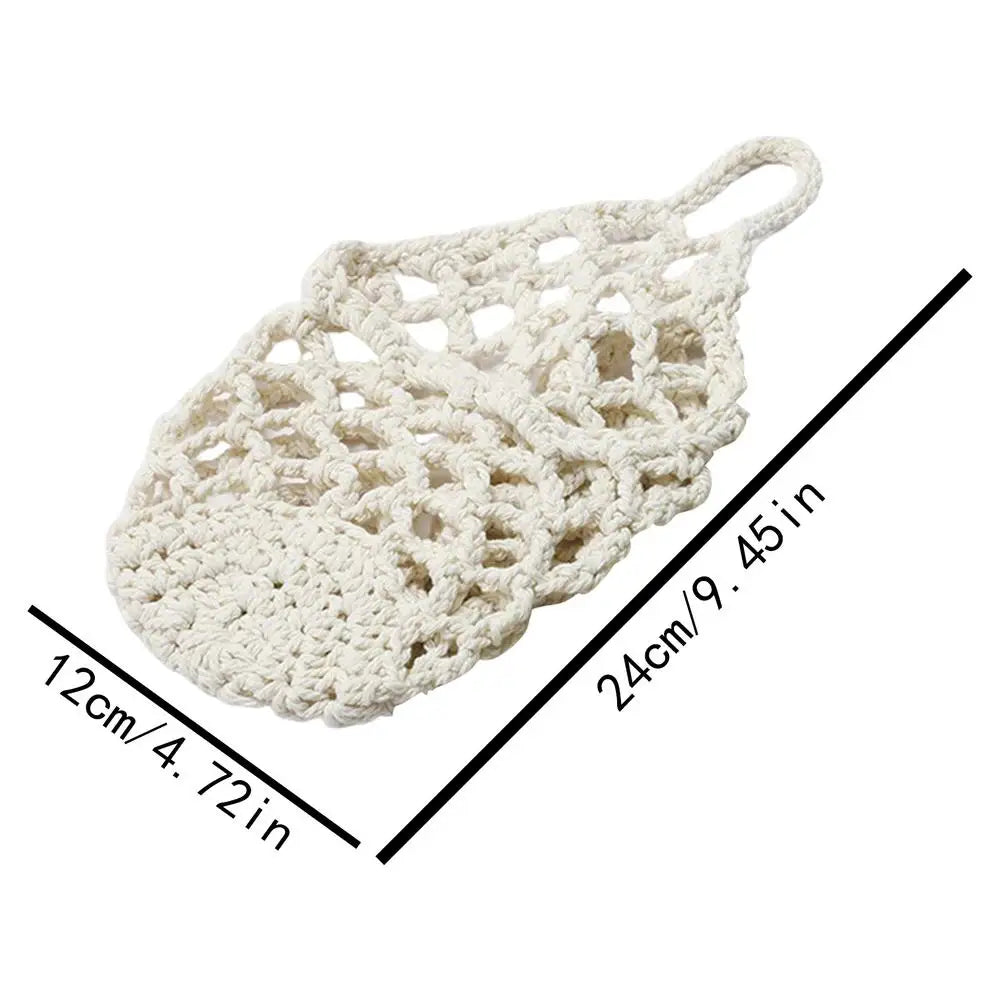 Macrame Plant Hanger – Handmade Boho Woven Basket Indoor & Out