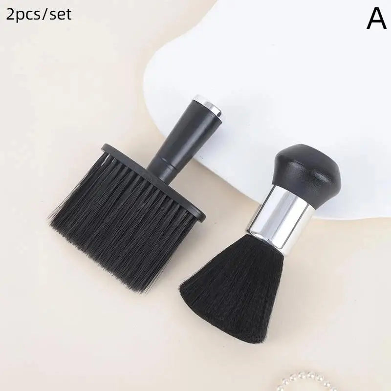 2/3/4pcs Neck Dust Collector Hair Cleaning Brush For Hairdressers Neck Dust Collector Hairdresser Salon Clean Brush Tool Peaceful Pleasures Health and Wellness 2PCSA