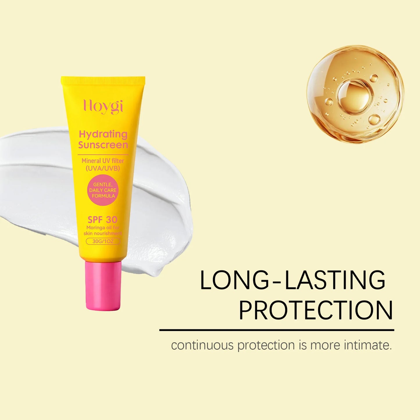 SPF 30+ Mineral Face Cream | Moringa Oil Moisturizer – 30g