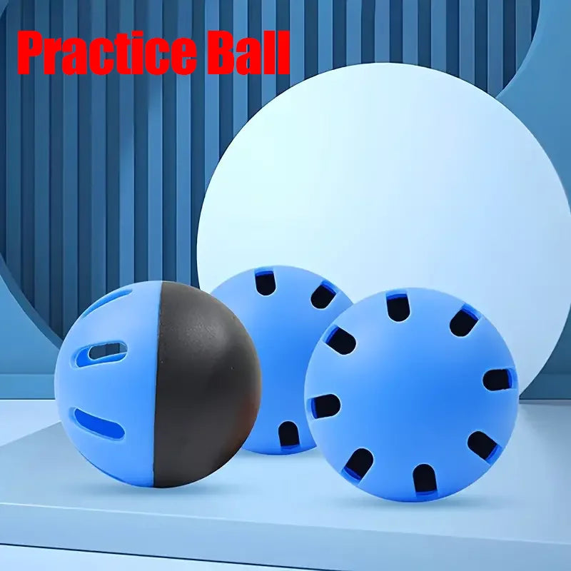 12 Pcs Baseball Soft Practice Balls Perforated Training Balls 2.91 Inches (74mm) For Outdoor Training Eva Hollow Ball Hole Ball Peaceful Pleasures Health and Wellness