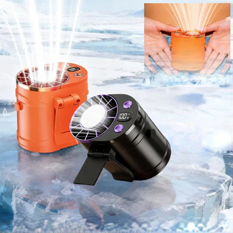 Clip-On Waist Fan | Semiconductor Cooling 3000mAh USB Rechargeable