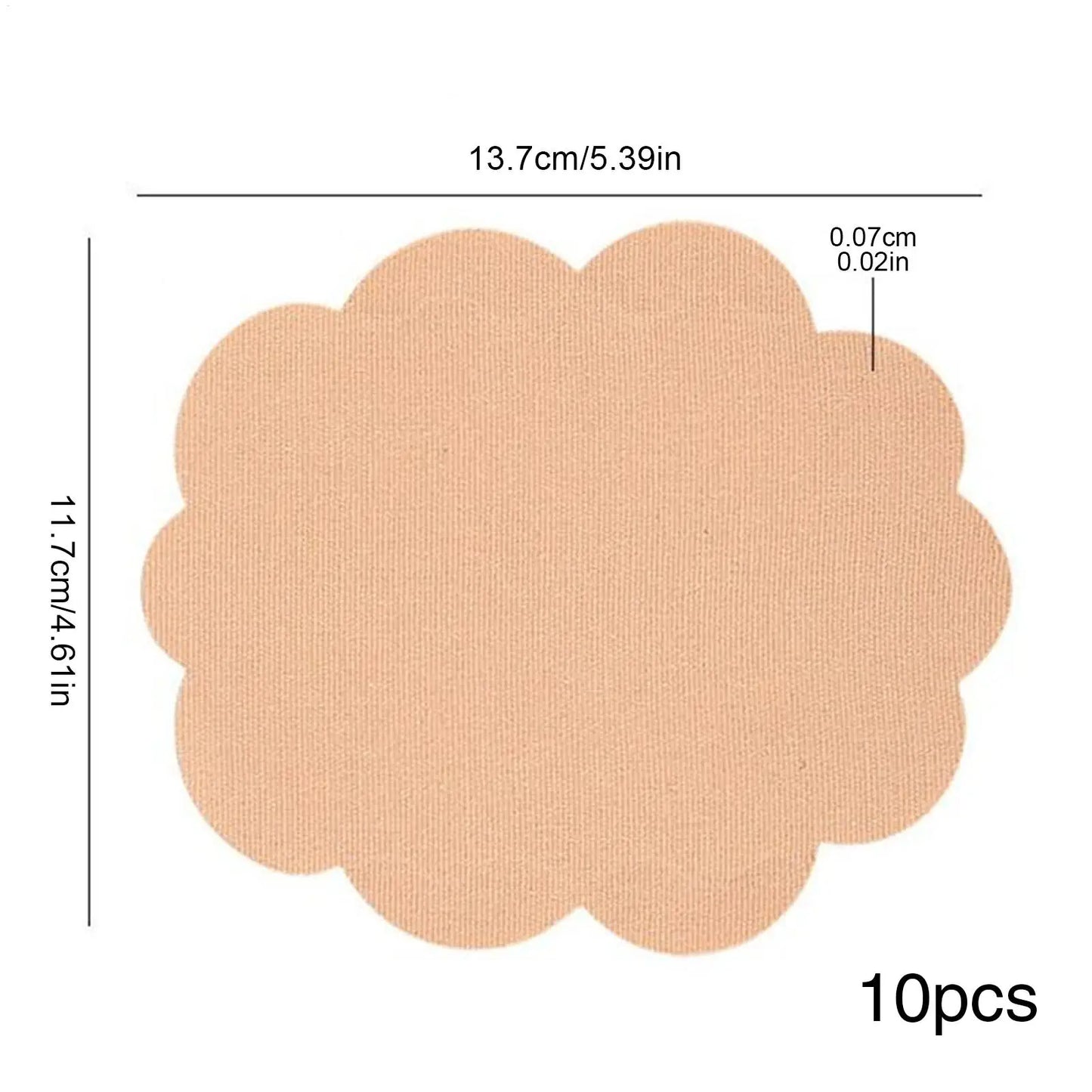 Invisible Anti-Chafe Thigh Patches | 10pc Disposable Body Tape