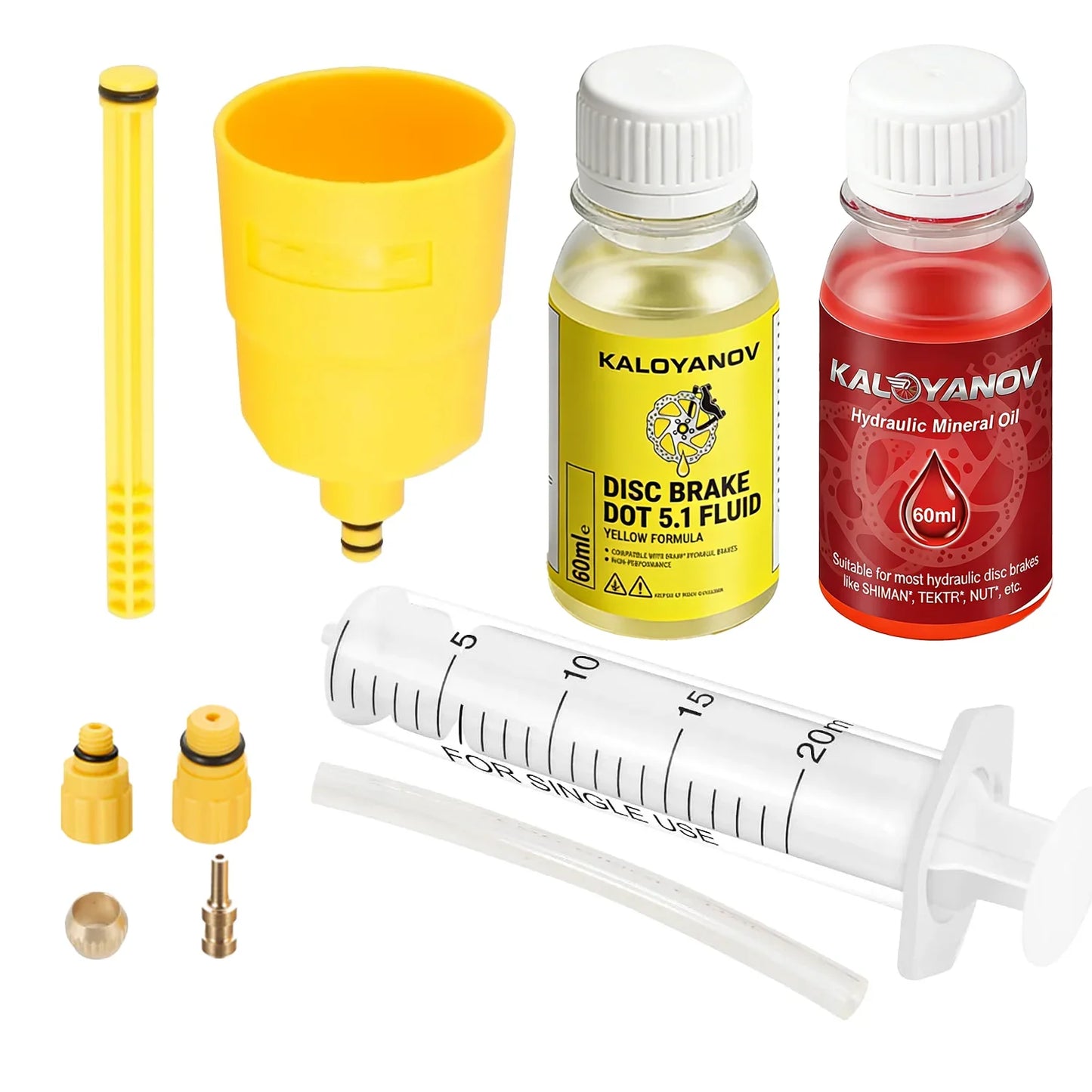 Hydraulic Disc Brake Bleed Kit – Mineral Oil & DOT 5.1 MTB