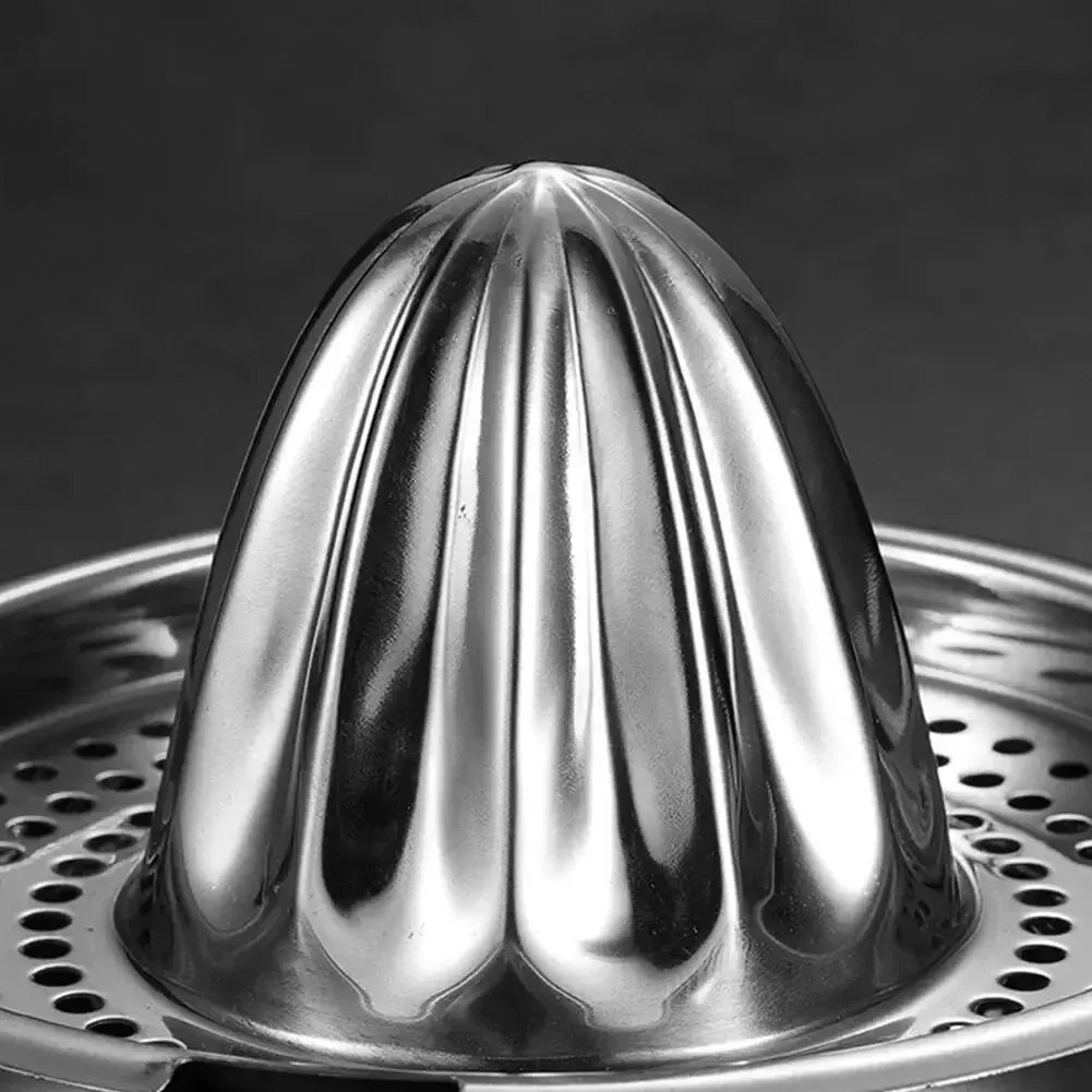 Stainless Steel Lemon Squeezer & Juicer with Bowl | Citrus Press