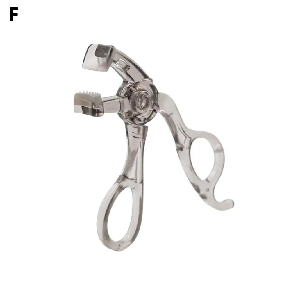 Dual-Type Eyelash Curler with Comb – Wide & Partial Clip