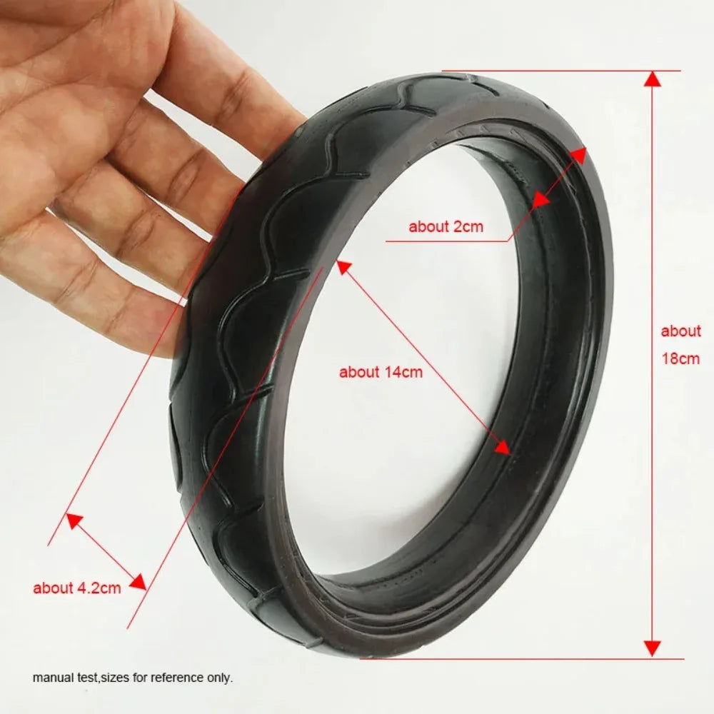 PU Front Wheel Tyre for UPPAbaby Vista Pram | Tubeless Cover