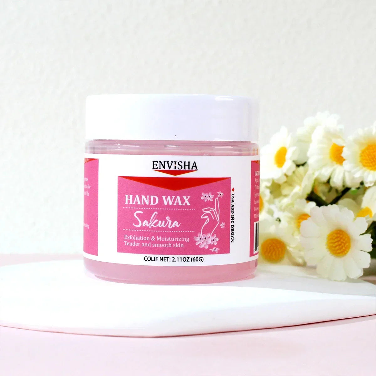 ENVISHA Moisturizing Hand Mask – Sakura & Honey (60g) Hand Mask ENVISHA