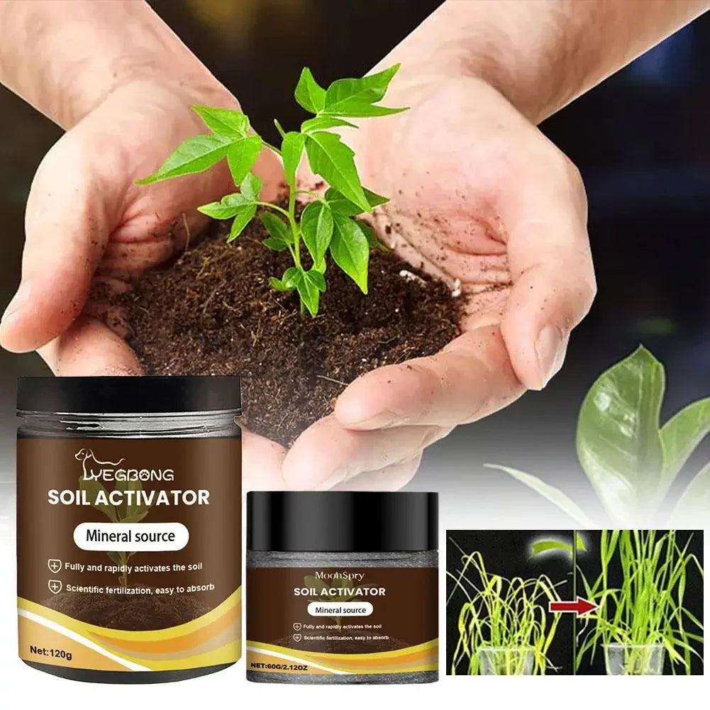 Mineral Source Soil Conditioner Universal Plant Fertilizer For Seedling Growth & Rooting Gardening Essential For Indoor Outdoor Peaceful Pleasures Health and Wellness
