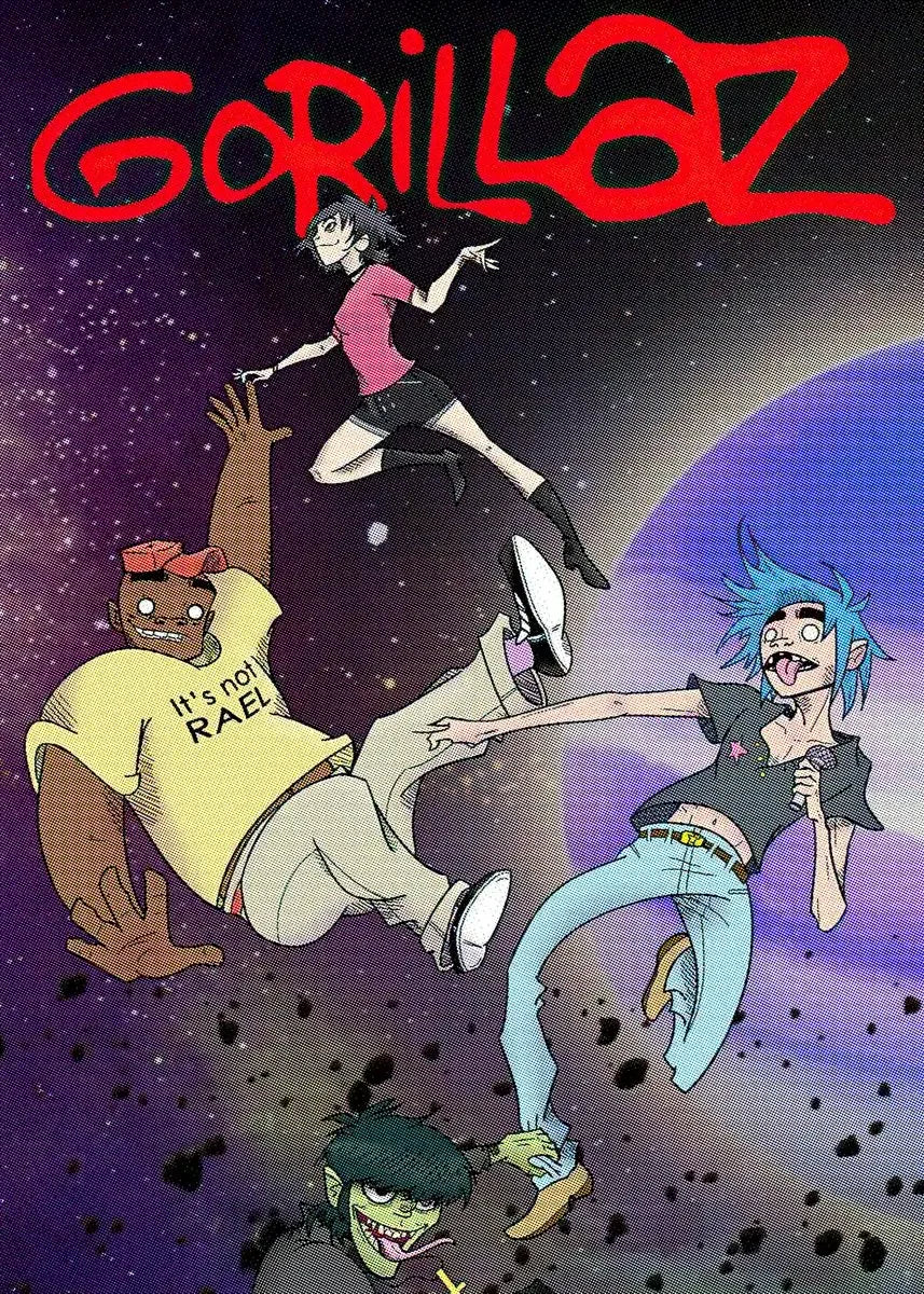 Gorillaz Canvas Wall Art Poster | Hip Hop Music Fan Decor