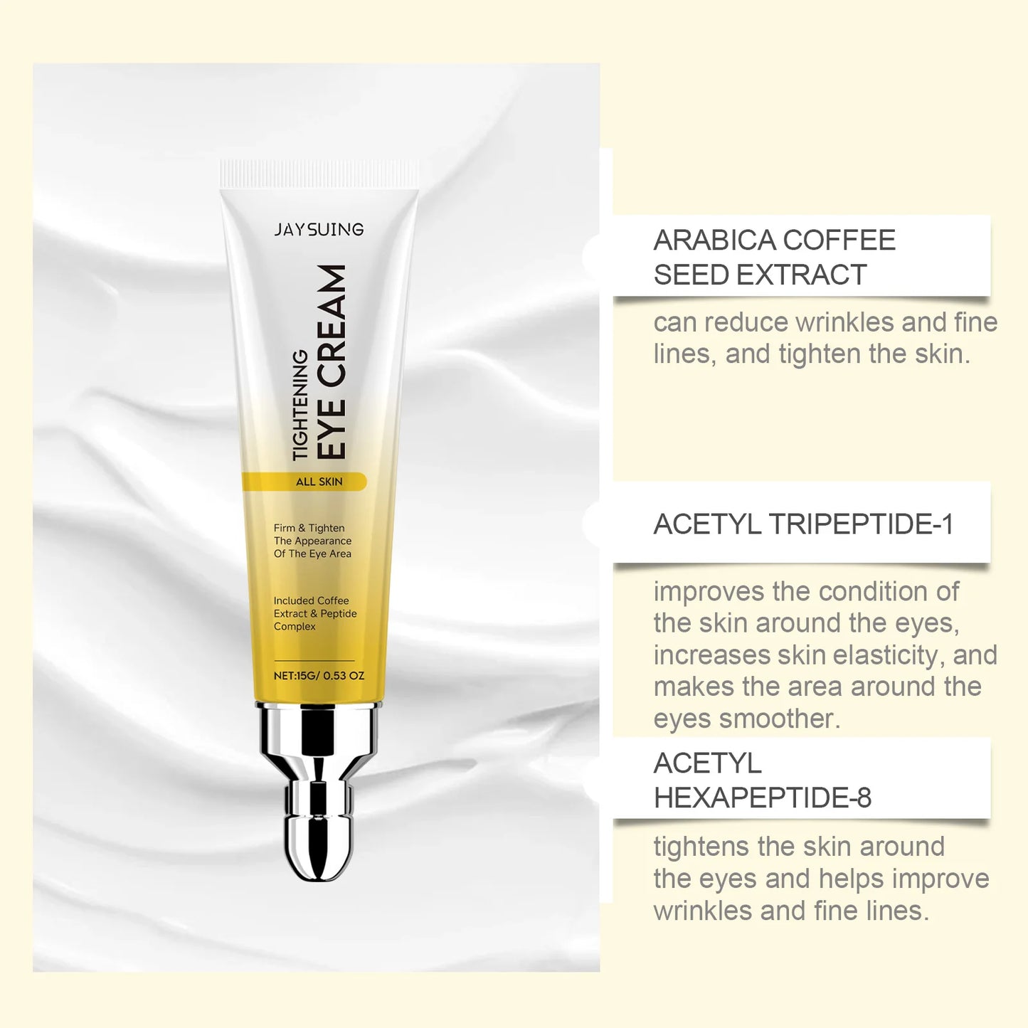 Revitalizing Eye Cream Anti Dark Circles Improve Puffiness Dullness Remove Wrinkles Hydrating Firming Brightening Eye Skin Care Peaceful Pleasures Health and Wellness