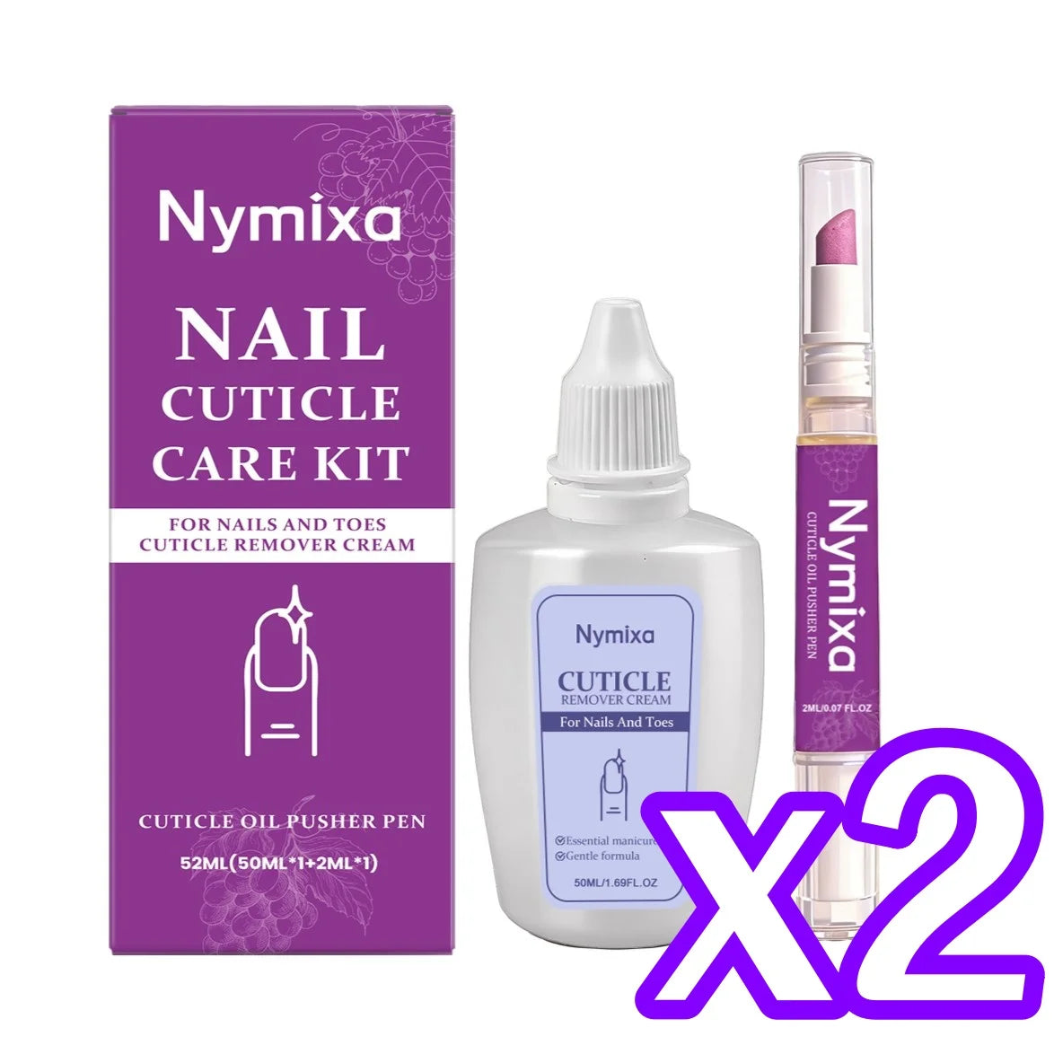 Cuticle Care Kit – Nourishing Oil Pen & Nail Strengthener Set