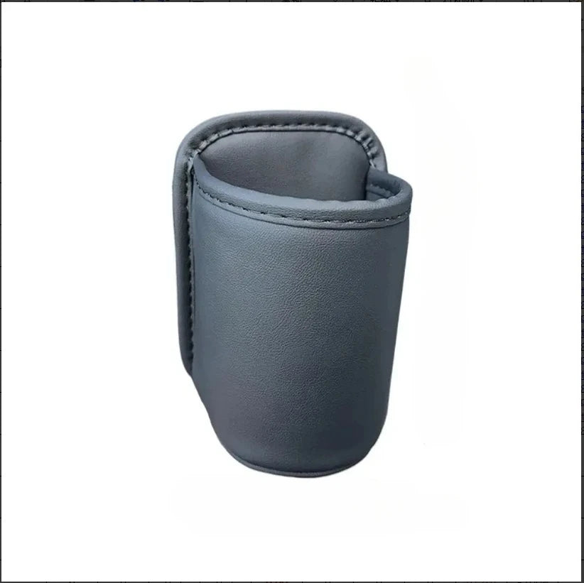 Leather Car Door Cup Holder & Back Seat Organizer